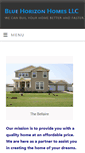 Mobile Screenshot of bluehorizonhomesllc.com